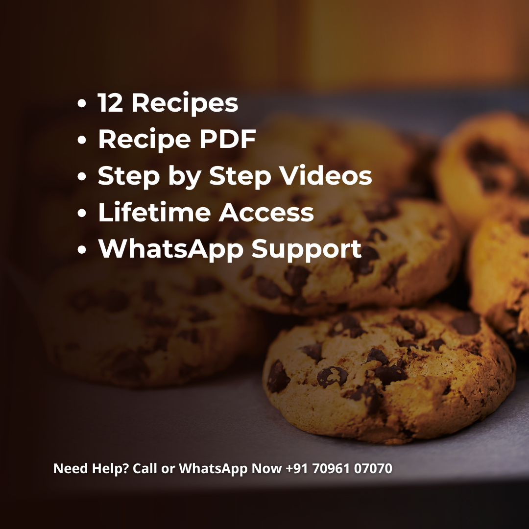 Learn 12 Healthy Millet-Based Cookies - Recorded Course