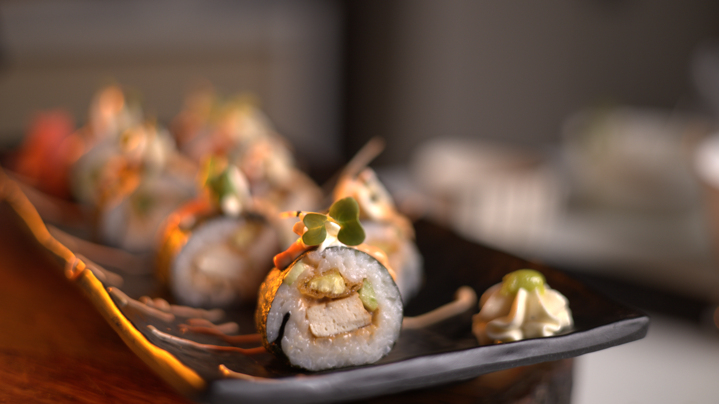 100% Veg. Café-Style Sushi Masterclass (LIVE) - with Chef Jeni