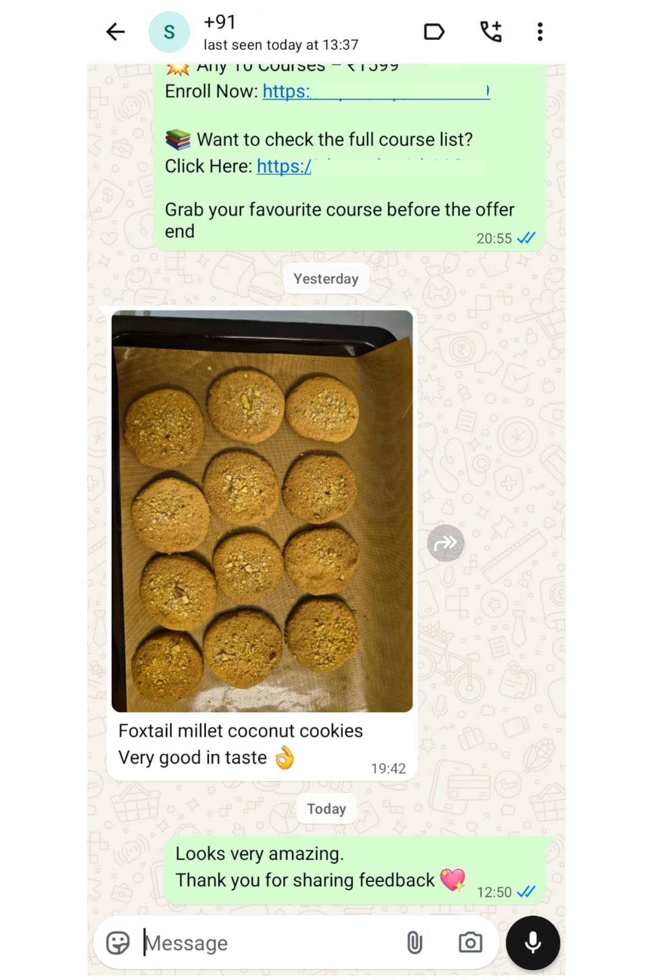 Learn 12 Healthy Millet-Based Cookies - Recorded Course