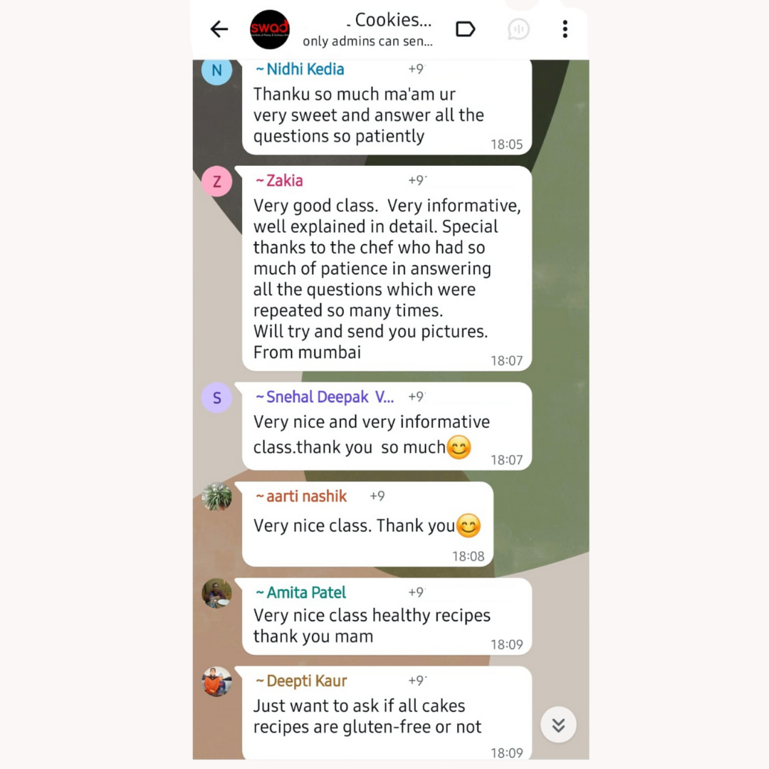 International Cafe Style Gourmet Cookies workshop