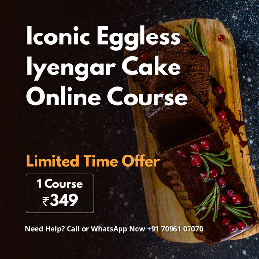 Authentic Iyengar Style Cakes from Scratch - Online Course